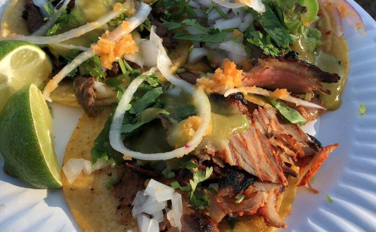 Food at Bootleg Taco Stand